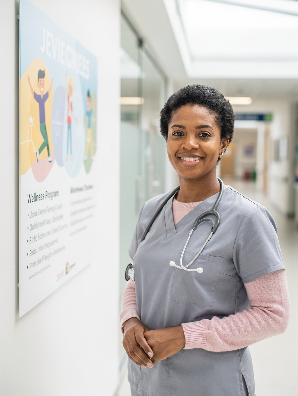 Portrait of Amara Okafor, Clinical Director at VITALIS